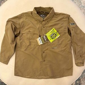 Drake - Long sleeve shirt - Khaki Youth Size 14 NEE